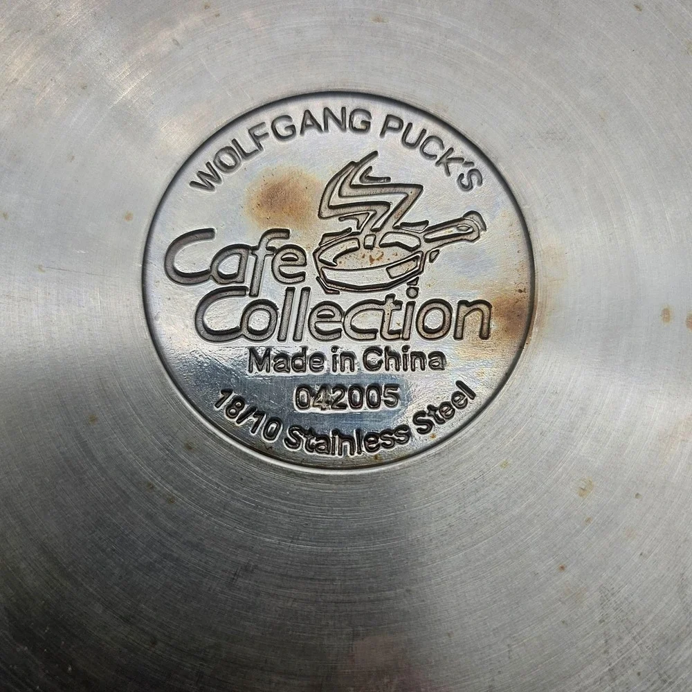 Wolfgang Puck Cafe Collection Saute Pan 10 Inch Silver Stainless Steel 042005